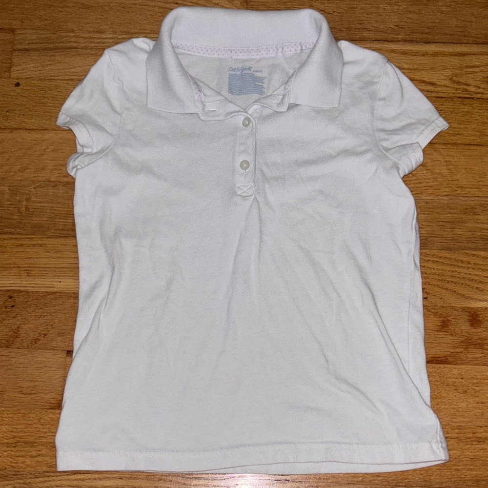 Cat & Jack White Kids Polo Shirt